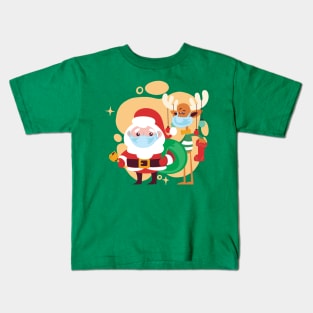 Cute Christmas Characters Kids T-Shirt